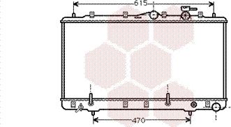 Van Wezel 82002027 - Радіатор, охолодження двигуна autocars.com.ua