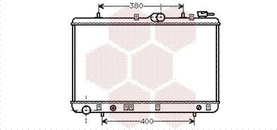 Van Wezel 82002029 - Радиатор, охлаждение двигателя autodnr.net