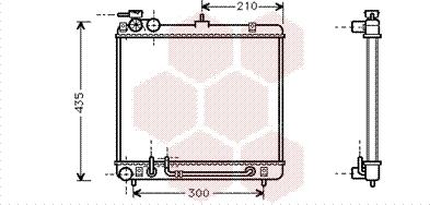 Van Wezel 82002052 - Радиатор, охлаждение двигателя avtokuzovplus.com.ua