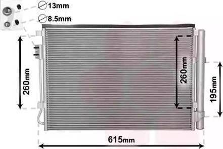 KOYORAD CD810675 - Конденсатор, кондиціонер autocars.com.ua