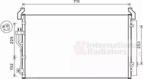 KOYORAD CD810575 - Конденсатор, кондиціонер autocars.com.ua