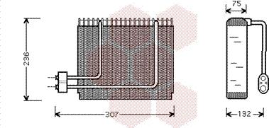 Van Wezel 8200V014 - Испаритель, кондиционер avtokuzovplus.com.ua