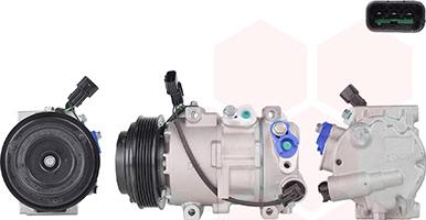 Van Wezel 8201K722 - Компресор, кондиціонер autocars.com.ua