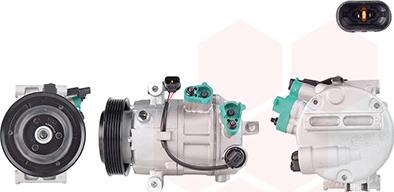 Van Wezel 8201K738 - Компресор, кондиціонер autocars.com.ua