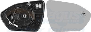 Van Wezel 8296836 - Дзеркальне скло, зовнішнє дзеркало autocars.com.ua