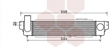 Van Wezel 83004140 - Интеркулер, теплообменник турбины avtokuzovplus.com.ua