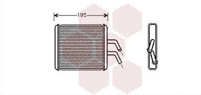 Van Wezel 83006044 - Теплообменник, отопление салона avtokuzovplus.com.ua