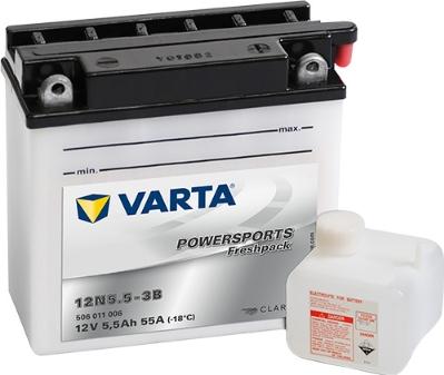 Varta 506011006I314 - Стартерна акумуляторна батарея, АКБ autocars.com.ua