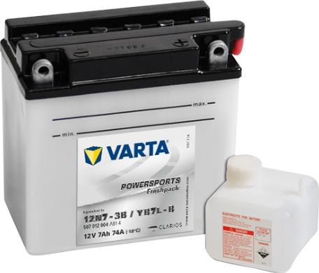 Varta 507012004A514 - Стартерна акумуляторна батарея, АКБ autocars.com.ua