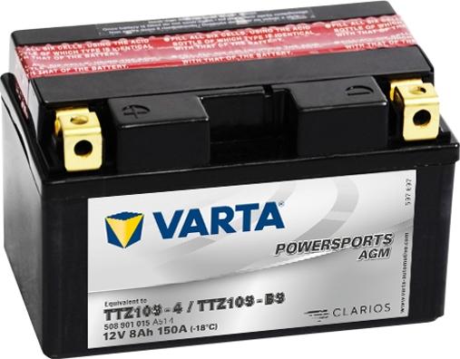 Varta 508901015A514 - Стартерна акумуляторна батарея, АКБ autocars.com.ua