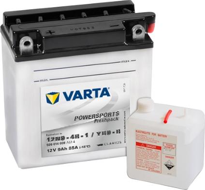 Varta 509014008A514 - Стартерная аккумуляторная батарея, АКБ autodnr.net