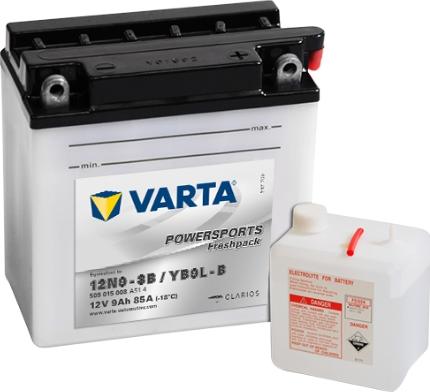 Varta 509015008A514 - Стартерна акумуляторна батарея, АКБ autocars.com.ua