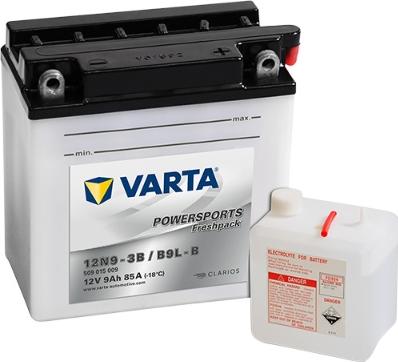 Varta 509015009I314 - Стартерна акумуляторна батарея, АКБ autocars.com.ua