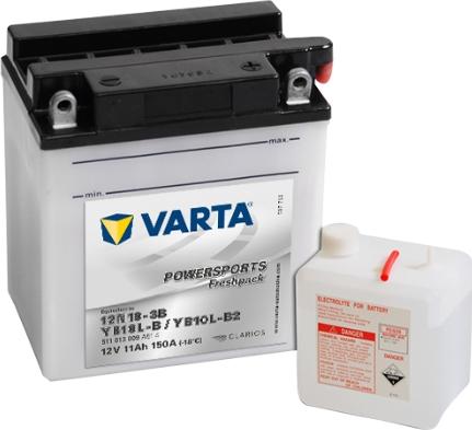Varta 511013009A514 - Стартерна акумуляторна батарея, АКБ autocars.com.ua