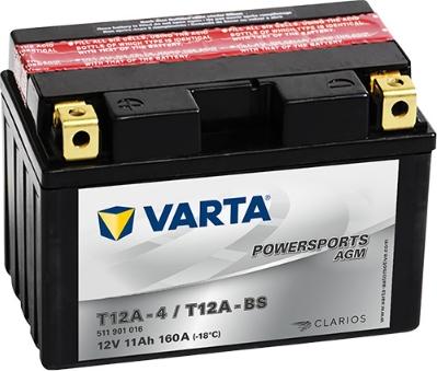 Varta 511901016I314 - Стартерная аккумуляторная батарея, АКБ autodnr.net