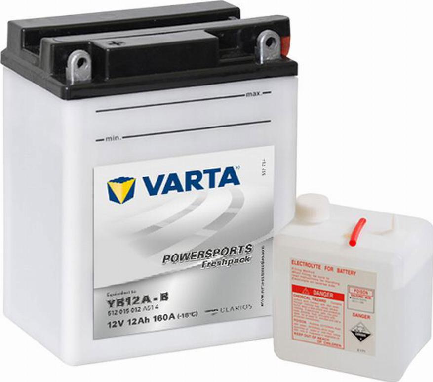 Varta 512 015 012 - Стартерна акумуляторна батарея, АКБ autocars.com.ua