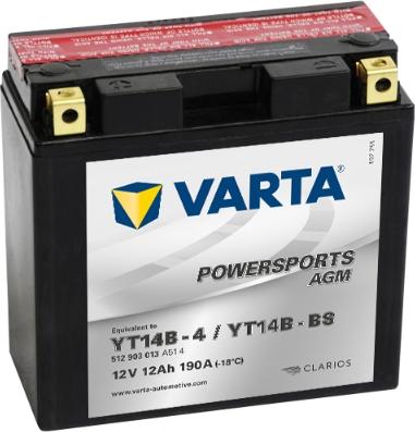Varta 512903013A514 - Стартерна акумуляторна батарея, АКБ autocars.com.ua