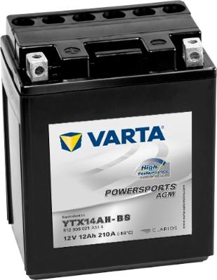 Varta 512908021A514 - Стартерна акумуляторна батарея, АКБ autocars.com.ua
