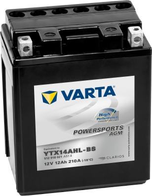 Varta 512918021A514 - Стартерна акумуляторна батарея, АКБ autocars.com.ua