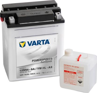 Varta 514011014A514 - Стартерна акумуляторна батарея, АКБ autocars.com.ua