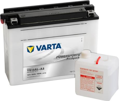 Varta 516016012A514 - Стартерная аккумуляторная батарея, АКБ autodnr.net