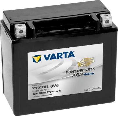 Varta 518909027I312 - Стартерна акумуляторна батарея, АКБ autocars.com.ua