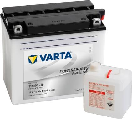 Varta 519012019A514 - Стартерна акумуляторна батарея, АКБ autocars.com.ua