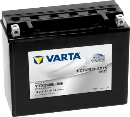 Varta 521908034A514 - Стартерна акумуляторна батарея, АКБ autocars.com.ua