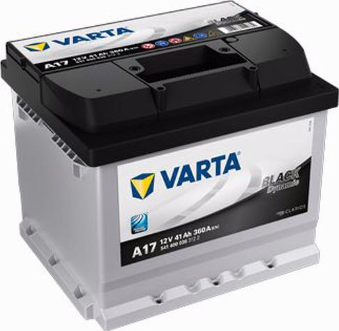 Varta 541400036 - Стартерная аккумуляторная батарея, АКБ avtokuzovplus.com.ua