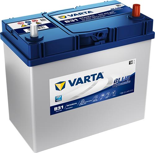 Varta 545600030G502 - Стартерна акумуляторна батарея, АКБ autocars.com.ua