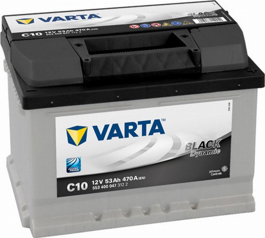 Varta 553400047 - Стартерна акумуляторна батарея, АКБ autocars.com.ua