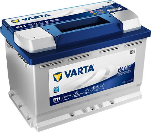 Varta 574012068G502 - Стартерна акумуляторна батарея, АКБ autocars.com.ua