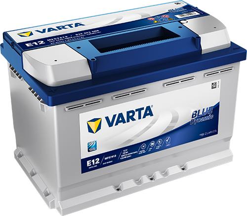 Varta 574013068G502 - Стартерна акумуляторна батарея, АКБ autocars.com.ua