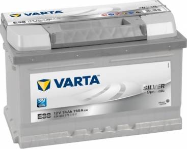 Varta 574402075 - Стартерна акумуляторна батарея, АКБ autocars.com.ua