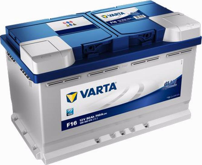 Varta 580400074 - Стартерна акумуляторна батарея, АКБ autocars.com.ua
