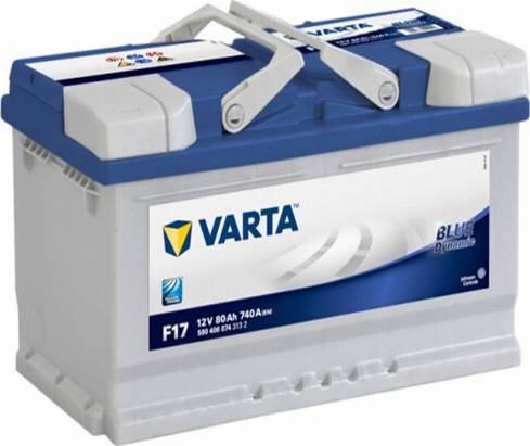 Varta 580406074 - Стартерная аккумуляторная батарея, АКБ avtokuzovplus.com.ua