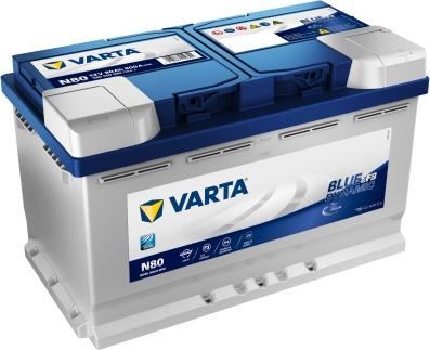Varta 580500080D842 - Стартерная аккумуляторная батарея, АКБ autodnr.net