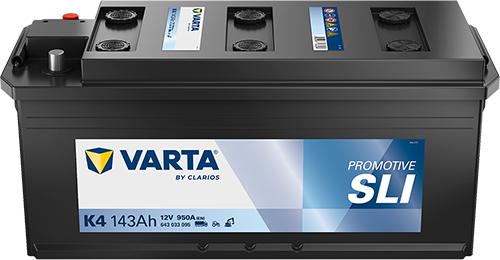 Varta 643033095K182 - Стартерна акумуляторна батарея, АКБ autocars.com.ua