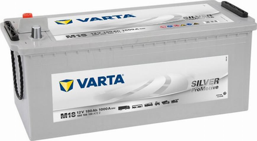 Varta 680 108 100 - Стартерна акумуляторна батарея, АКБ autocars.com.ua
