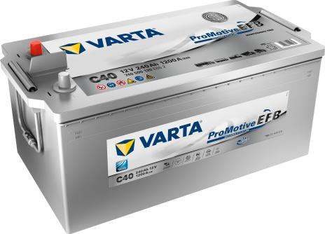 Varta 740500120E652 - Стартерная аккумуляторная батарея, АКБ autodnr.net