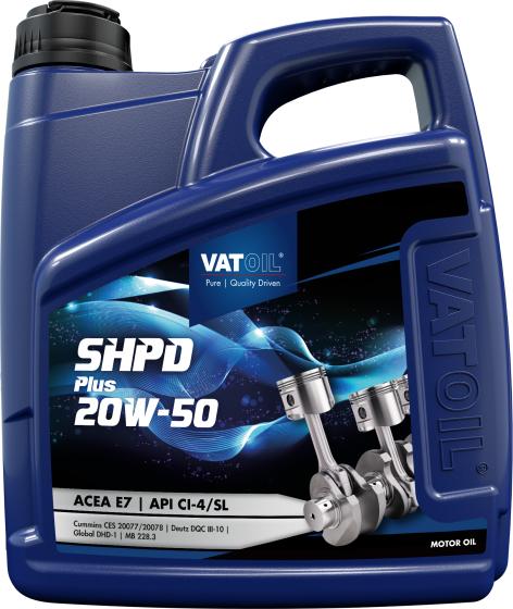 VatOil VTSUPERPL20W50 - Моторне масло autocars.com.ua