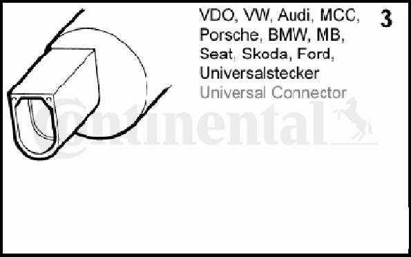 VDO 246-083-002-022Z - Водяний насос, система очищення вікон autocars.com.ua