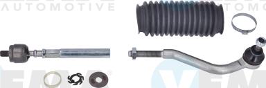 VEMA 270048 - Ремкомплект, осьової шарнір поперечна рульова тяга autocars.com.ua