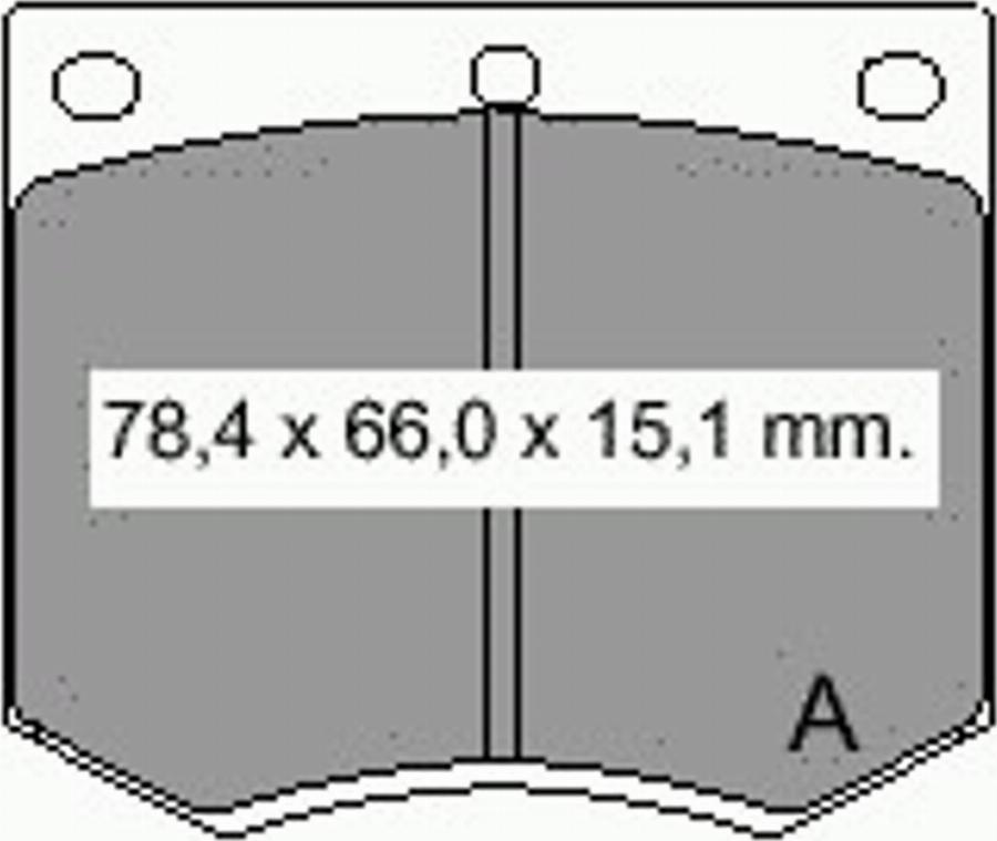 VEMA 830810 - Тормозные колодки, дисковые, комплект autodnr.net