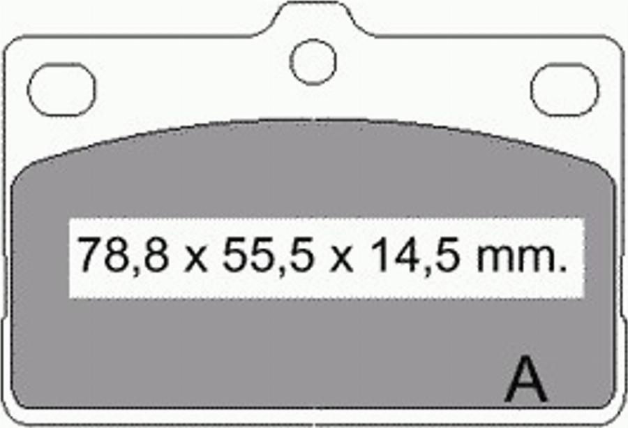 VEMA 830990 - Тормозные колодки, дисковые, комплект avtokuzovplus.com.ua