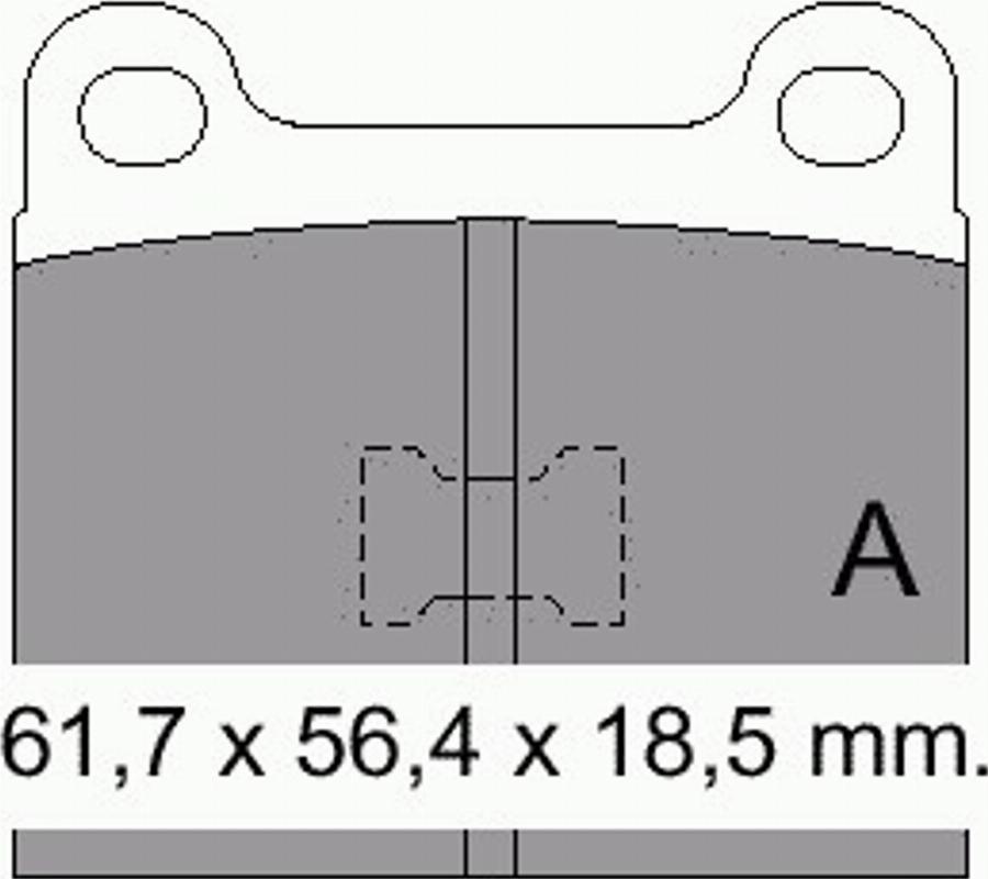 VEMA 831111 - Тормозные колодки, дисковые, комплект avtokuzovplus.com.ua