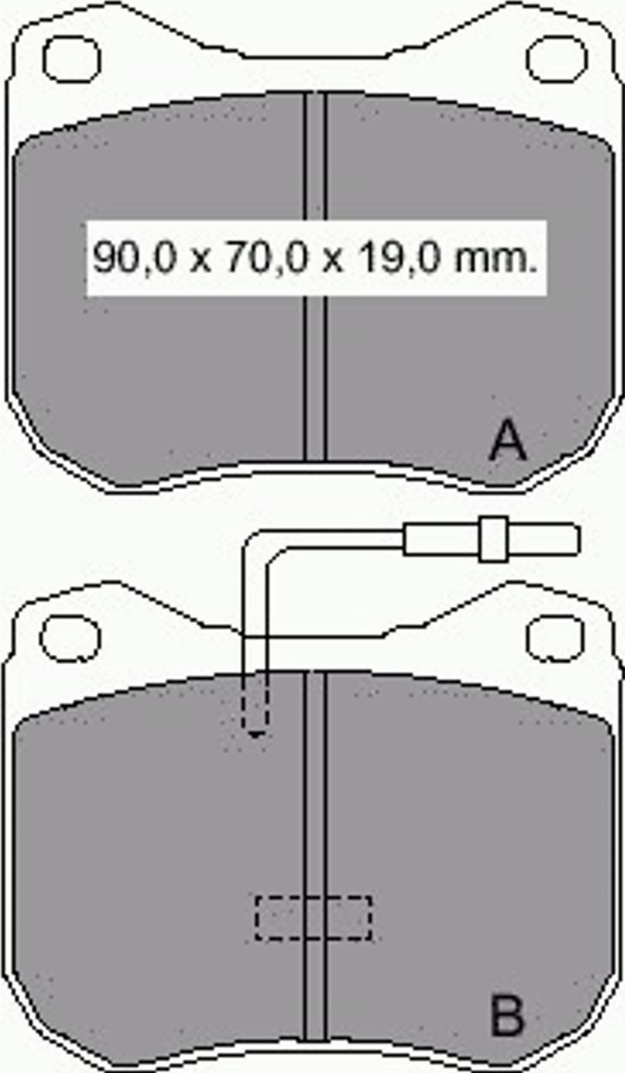 VEMA 831451 - Тормозные колодки, дисковые, комплект avtokuzovplus.com.ua