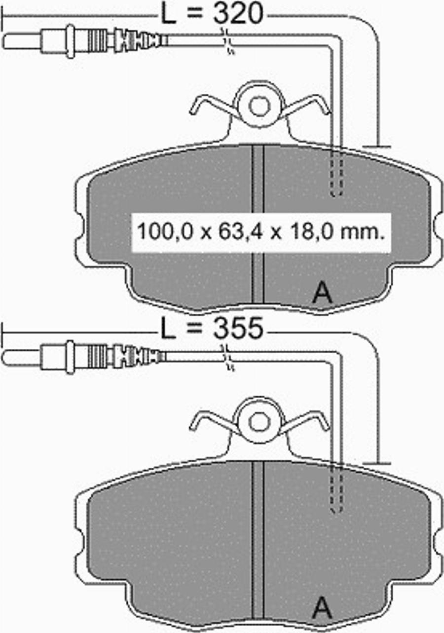 VEMA 832402 - Тормозные колодки, дисковые, комплект autodnr.net