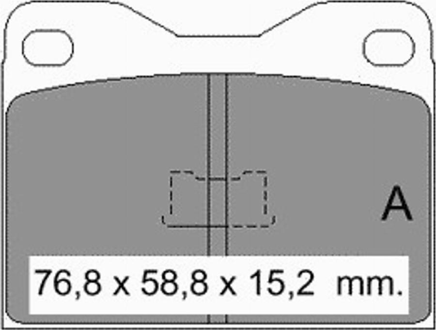 VEMA 832800 - Тормозные колодки, дисковые, комплект autodnr.net