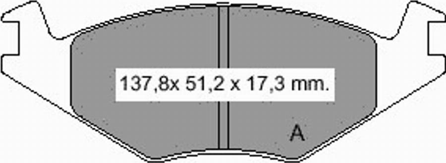 VEMA 832920 - Тормозные колодки, дисковые, комплект avtokuzovplus.com.ua